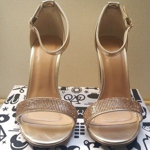 Bamboo Frenzy Heels with Diamonds